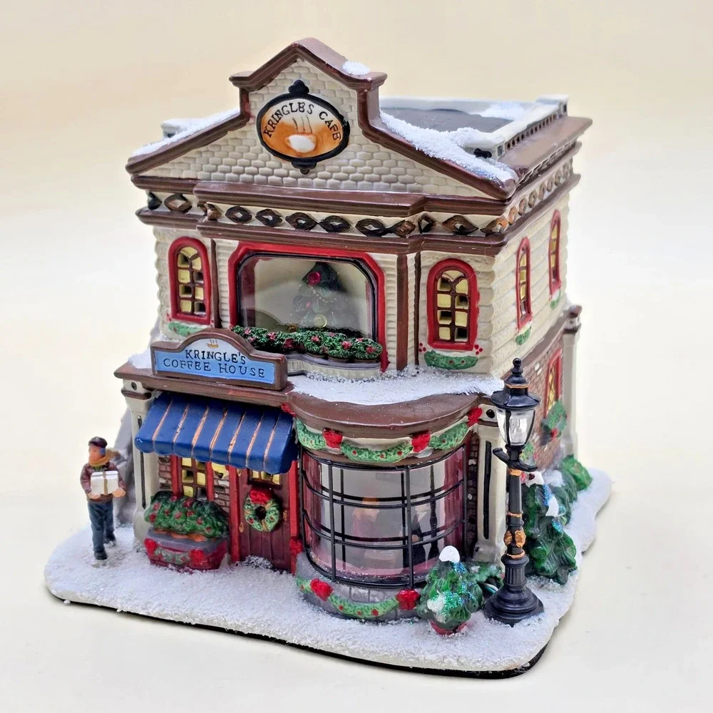 St. Nicholas Square Kringle's Coffee Shop and Cafe Village Collection 2005 Boxed